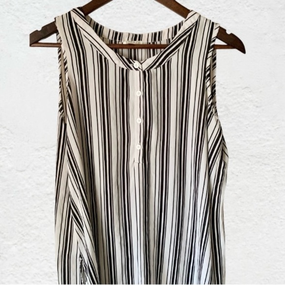 Sense Striped Hi Low Tunic Size Medium - Picture 2 of 5